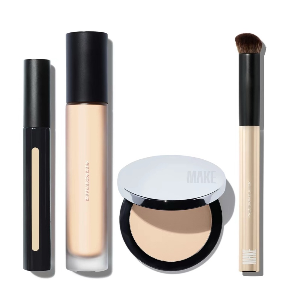 Make beauty Complete Complexion Set - Includes Skin Mimetic Concealer, Diffusion